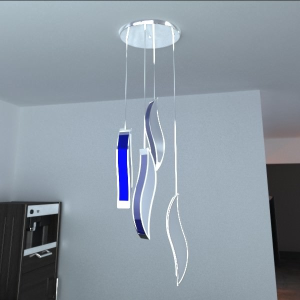 3 Pendant Lamps Collection 3D model_17