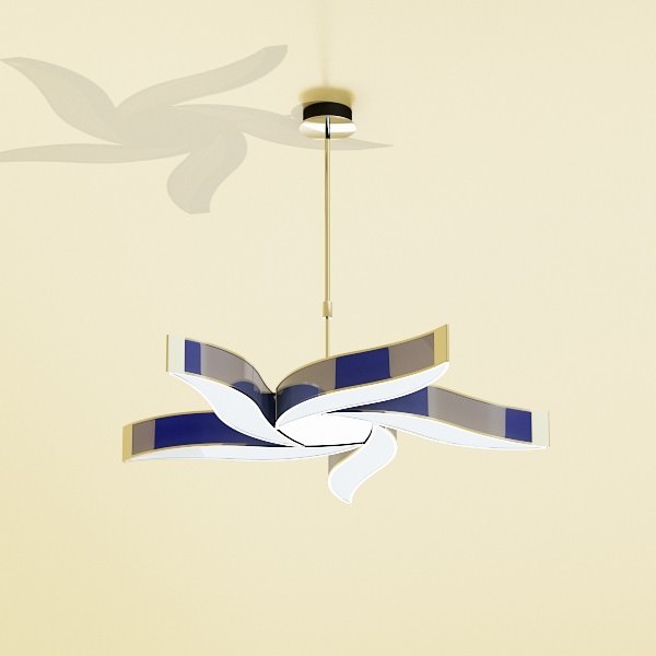 3 Pendant Lamps Collection 3D model_1