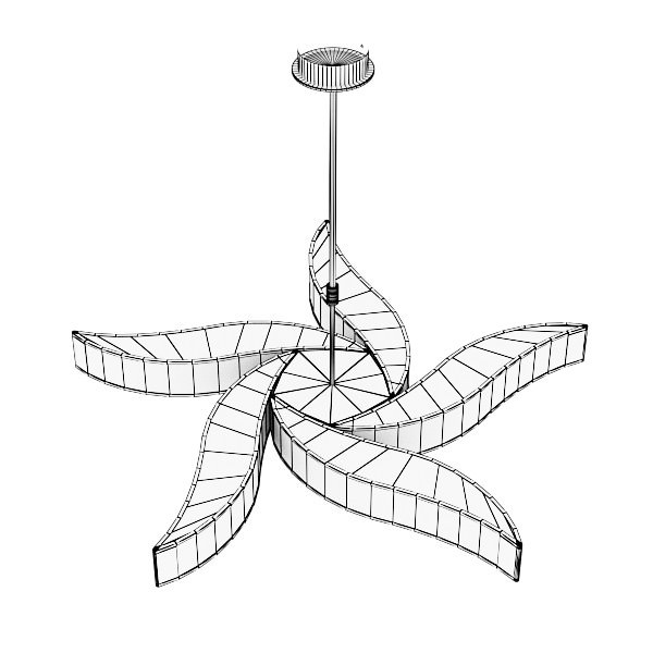 3 Pendant Lamps Collection 3D model_21