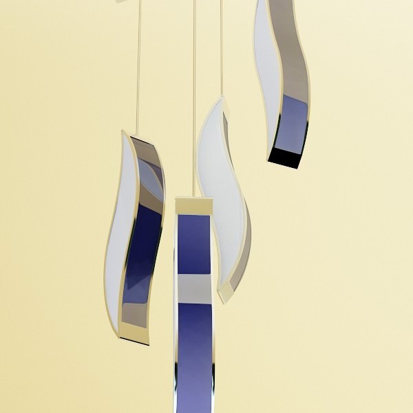 3 Pendant Lamps Collection 3D model_10