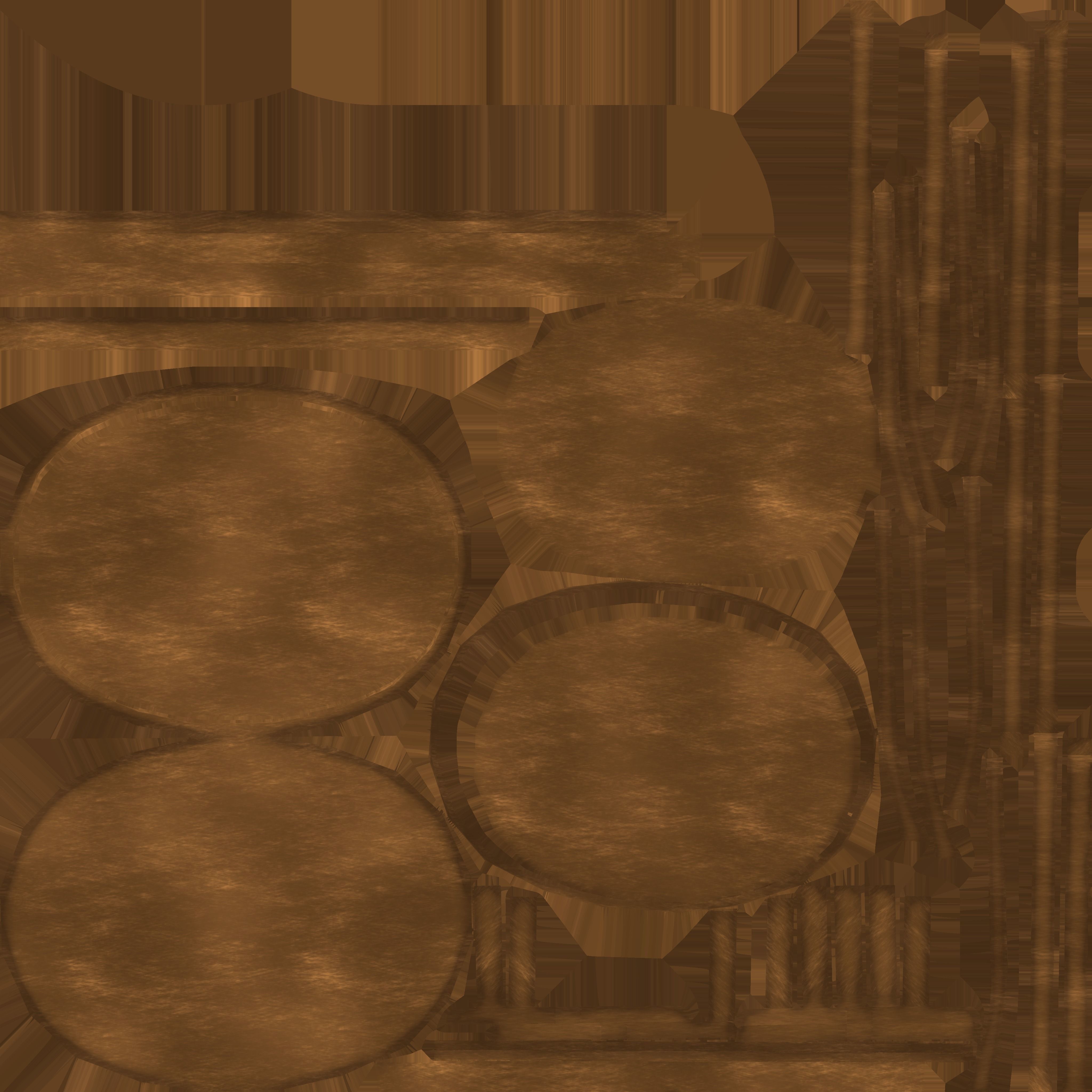 Art Deco British 2-Tier Oval Table in Walnut 1930s 3D model_19