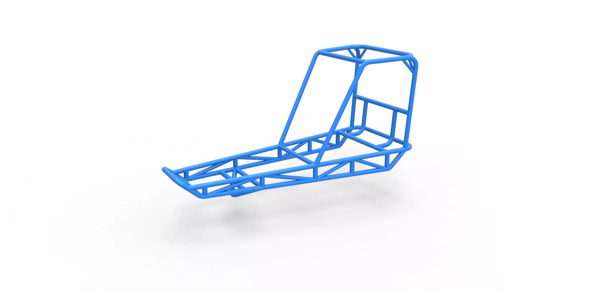 Frame for water pumper Sand buggy Scale 1 to 25 3D print model_0