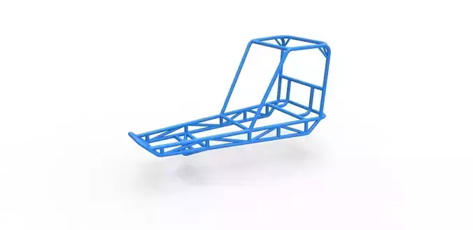 Frame for water pumper Sand buggy Scale 1 to 25