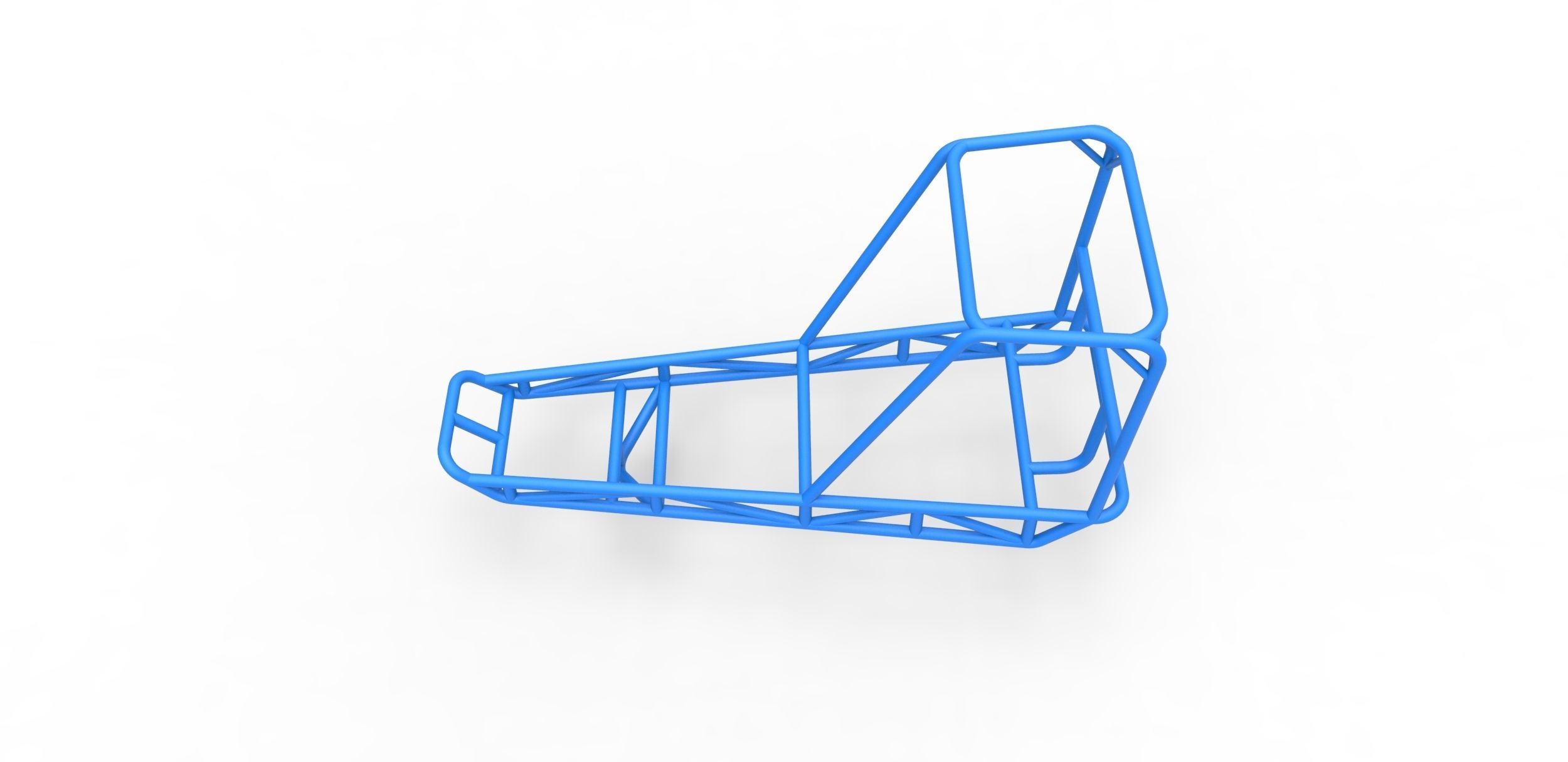 Frame for water pumper Sand buggy Scale 1 to 25 3D print model_6