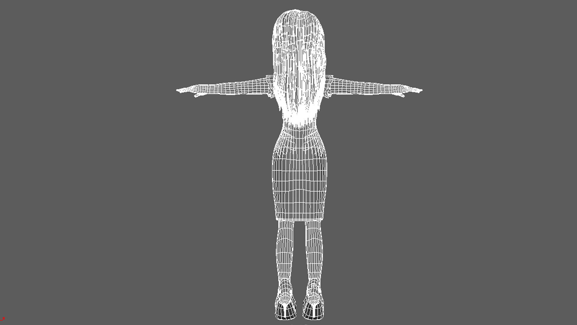Cartoon Women Emma 3D model_19