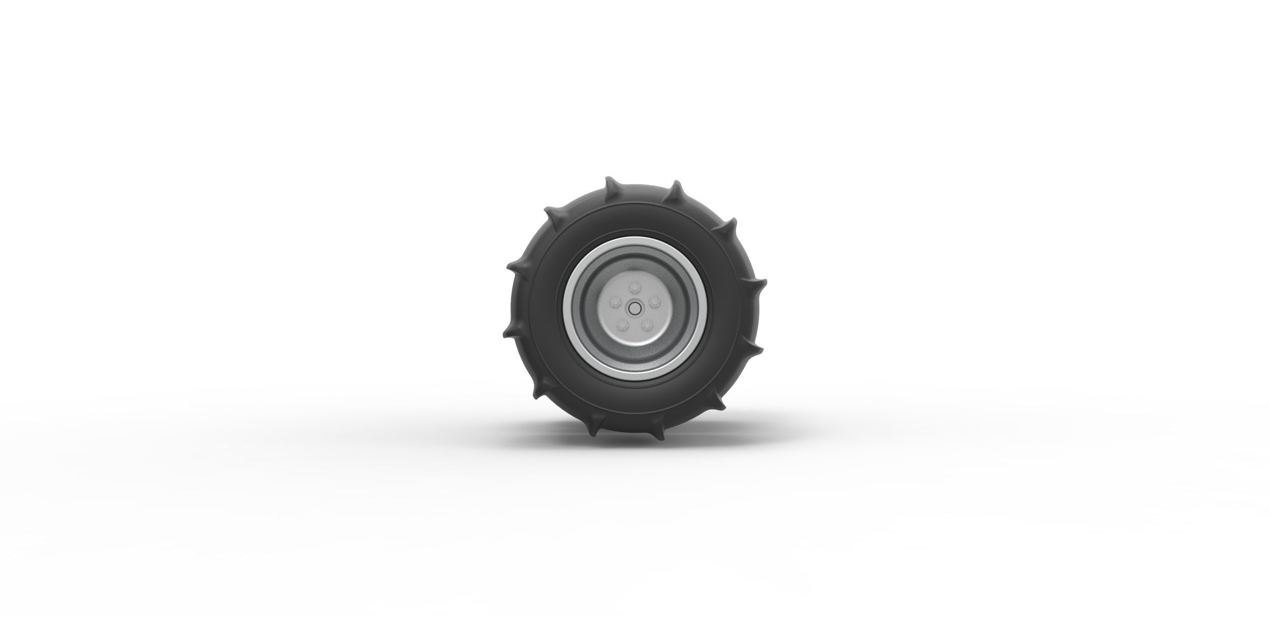 Double Rear wheel for Dune Buggy Scale 1 to 25 3D print model_4