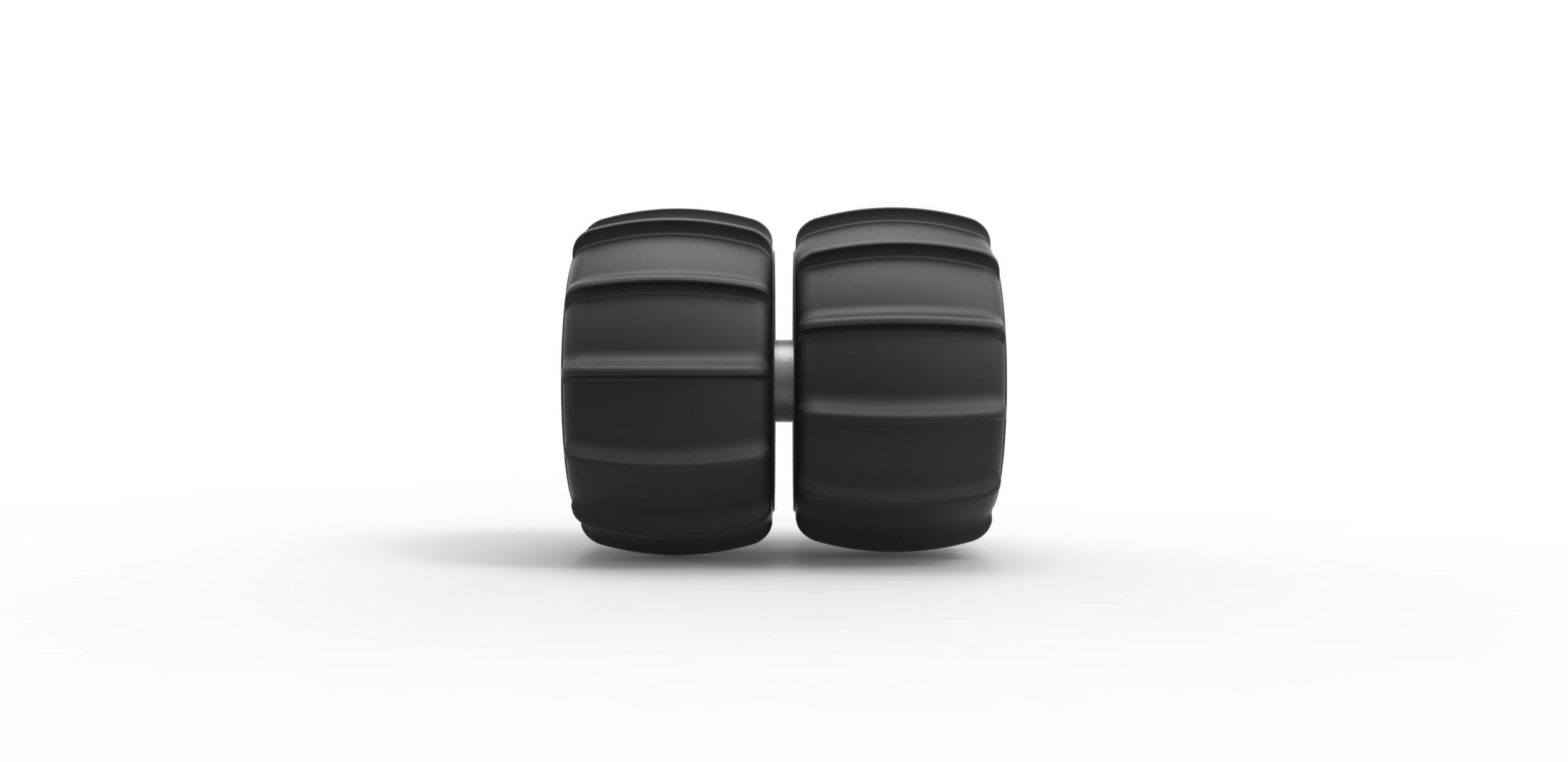 Double Rear wheel for Dune Buggy Scale 1 to 25 3D print model_3