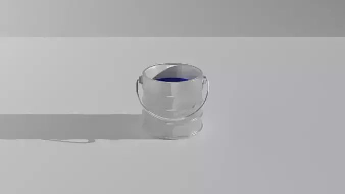 Metallic Paint Bucket