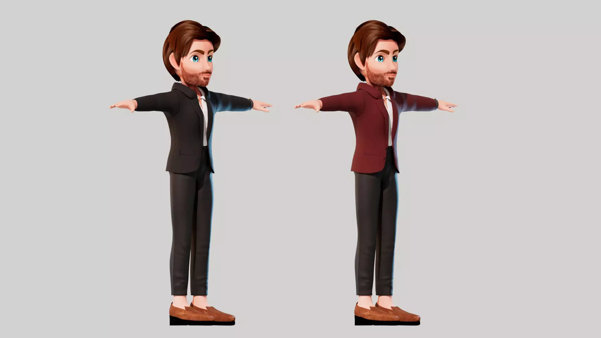Cartoon Man ALex 3D model_0