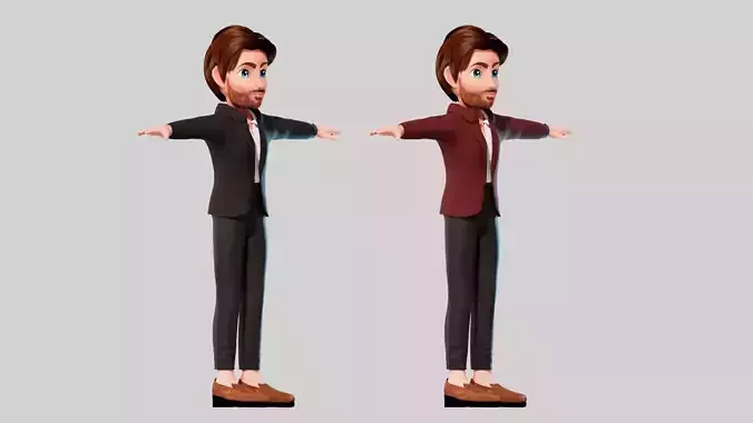 Cartoon Man ALex 3D model Cartoon Man ALex 3D model