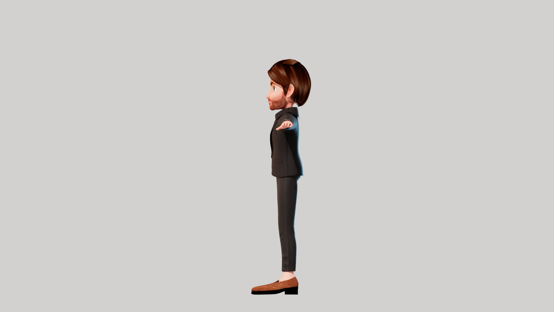 Cartoon Man ALex 3D model_6