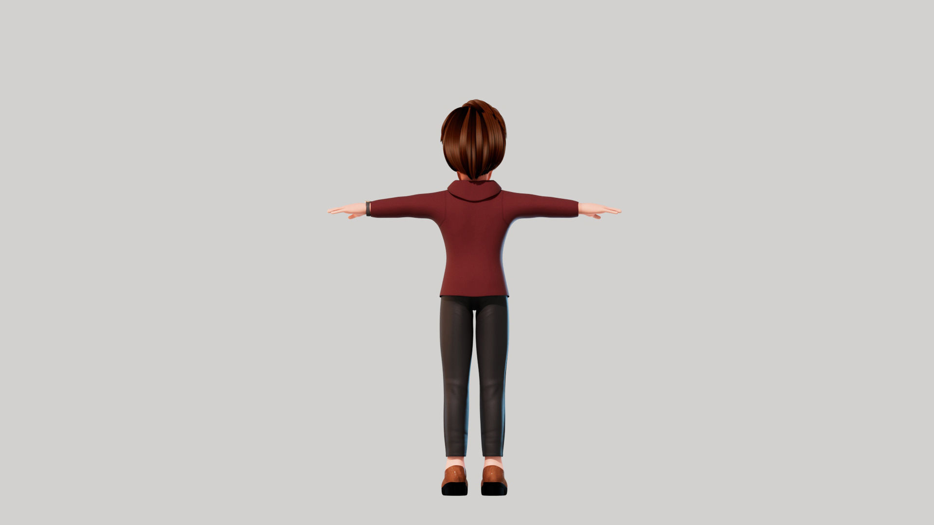 Cartoon Man ALex 3D model_9