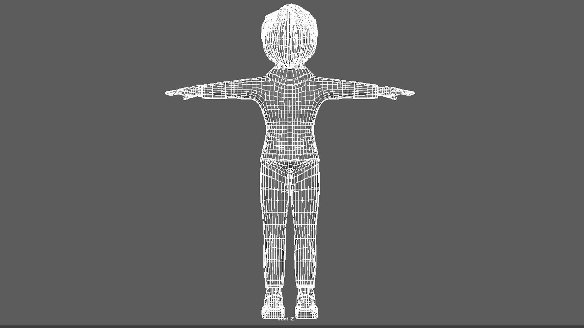 Cartoon Man ALex 3D model_19