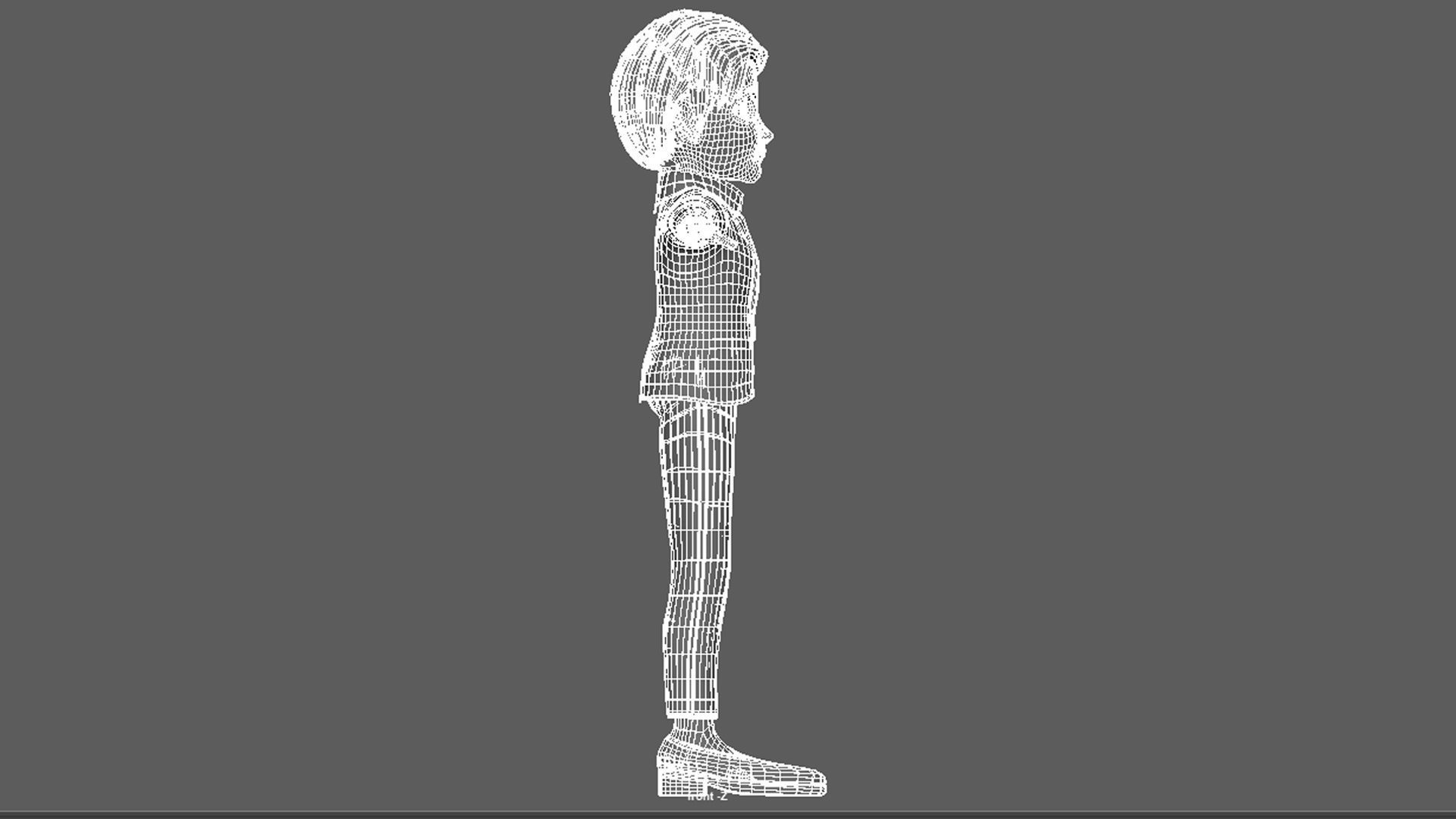 Cartoon Man ALex 3D model_17