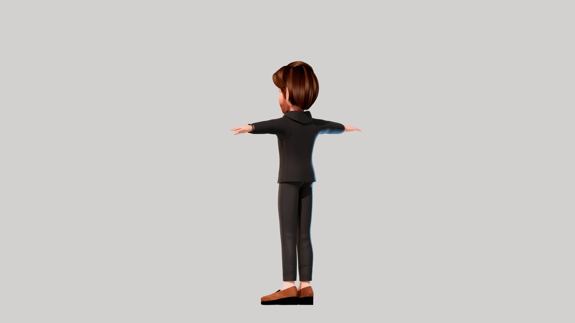 Cartoon Man ALex 3D model_8