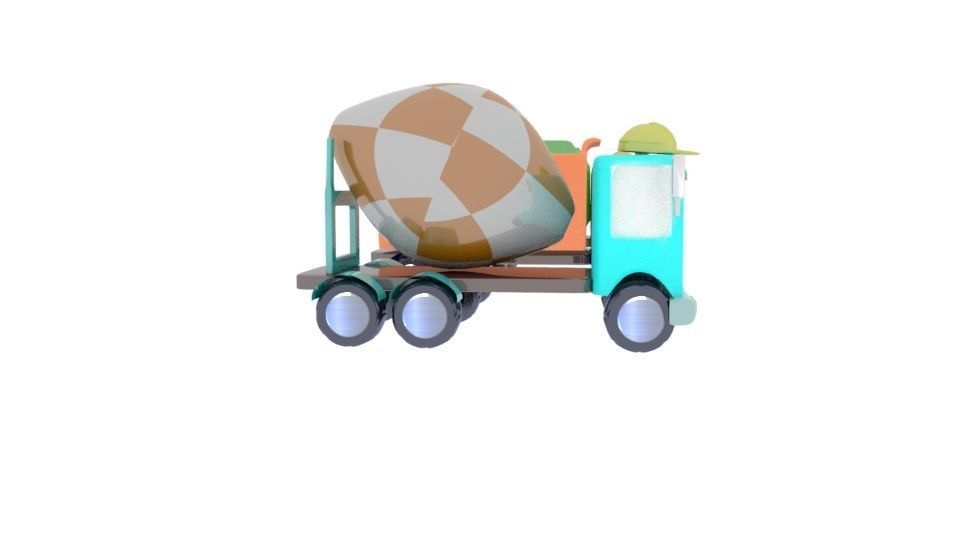 collection of cars Low-poly 3D model_13