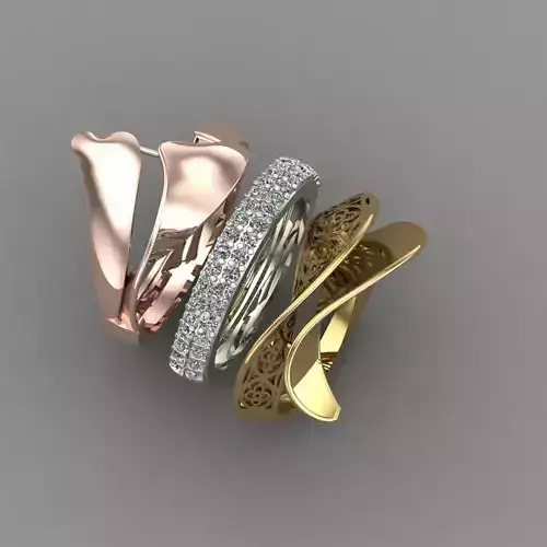 gold Diamond rings   Jewellery For Women