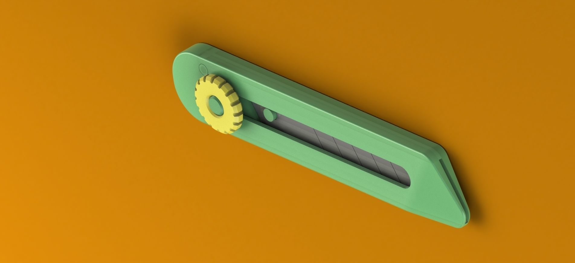 utility knife design 3D print model_1