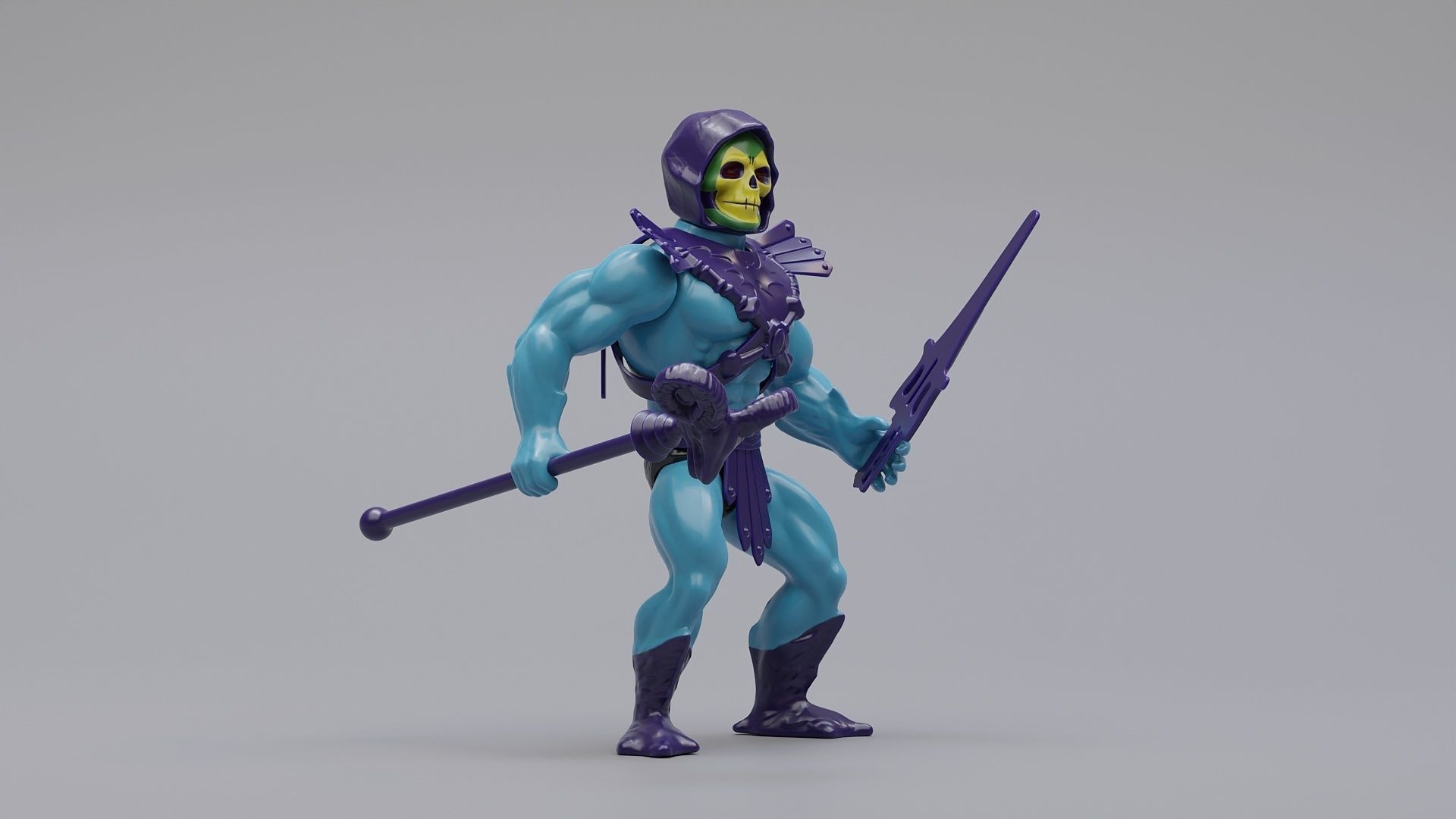 Skeletor Action Figure 3D model_10