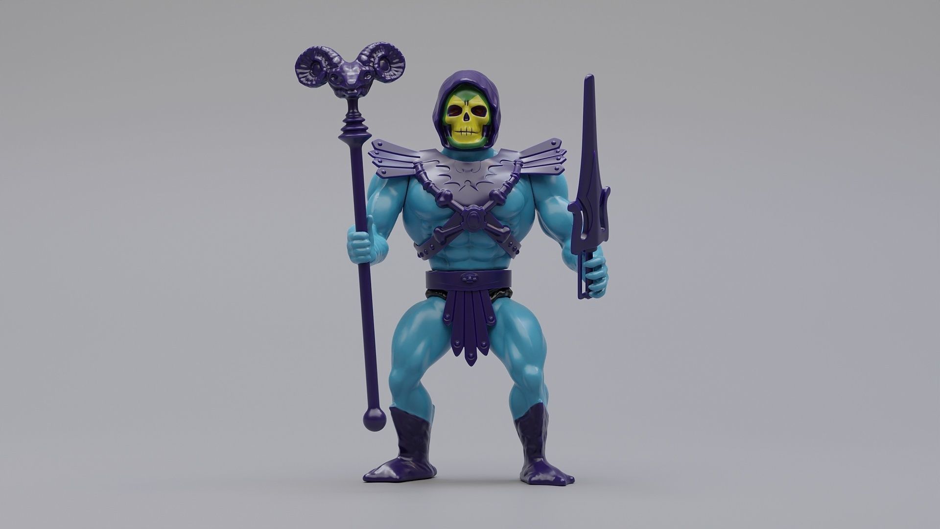 Skeletor Action Figure 3D model_12
