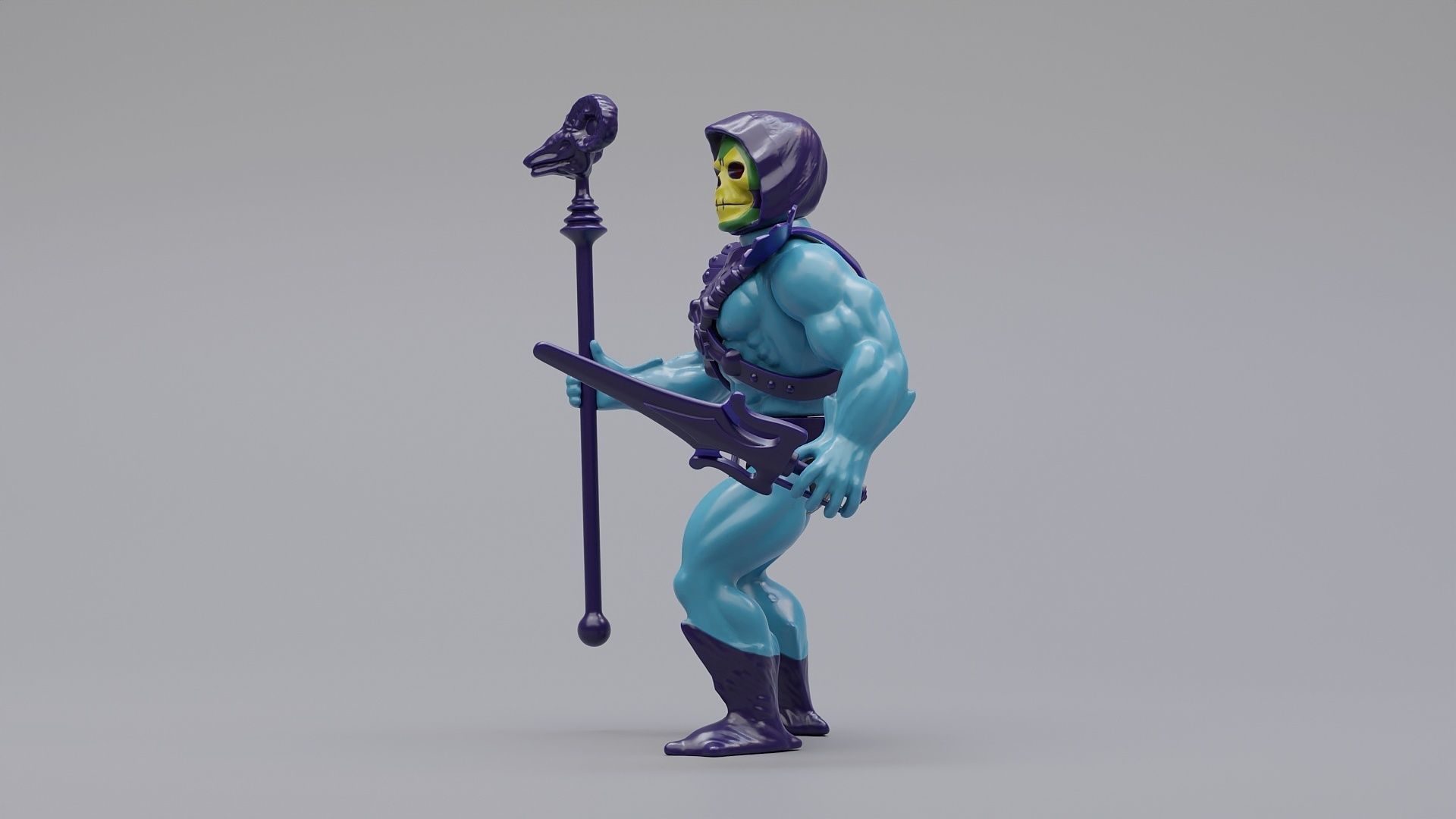 Skeletor Action Figure 3D model_3