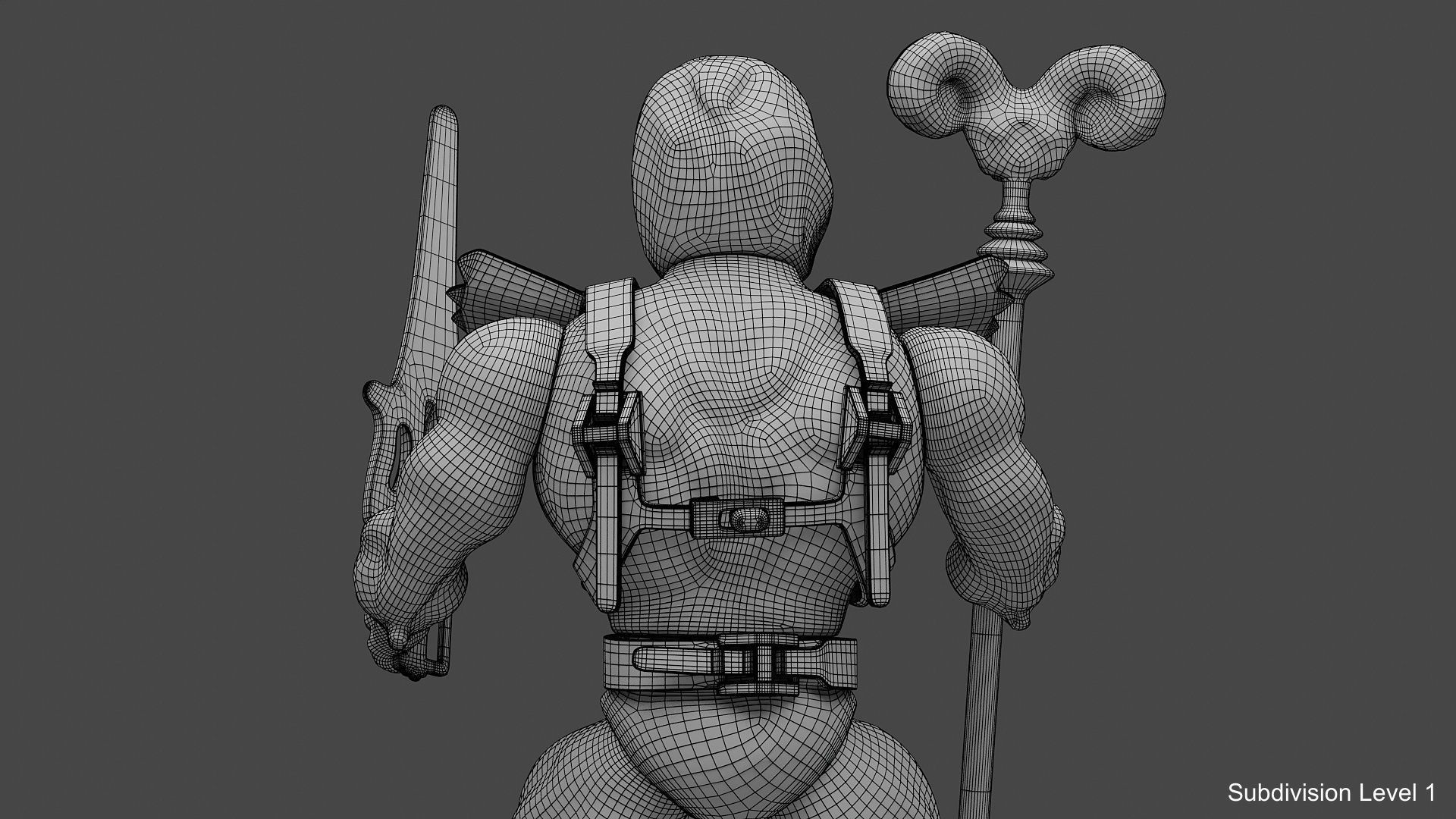 Skeletor Action Figure 3D model_19