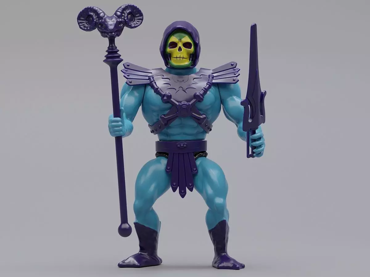 Skeletor Action Figure 3D model_0