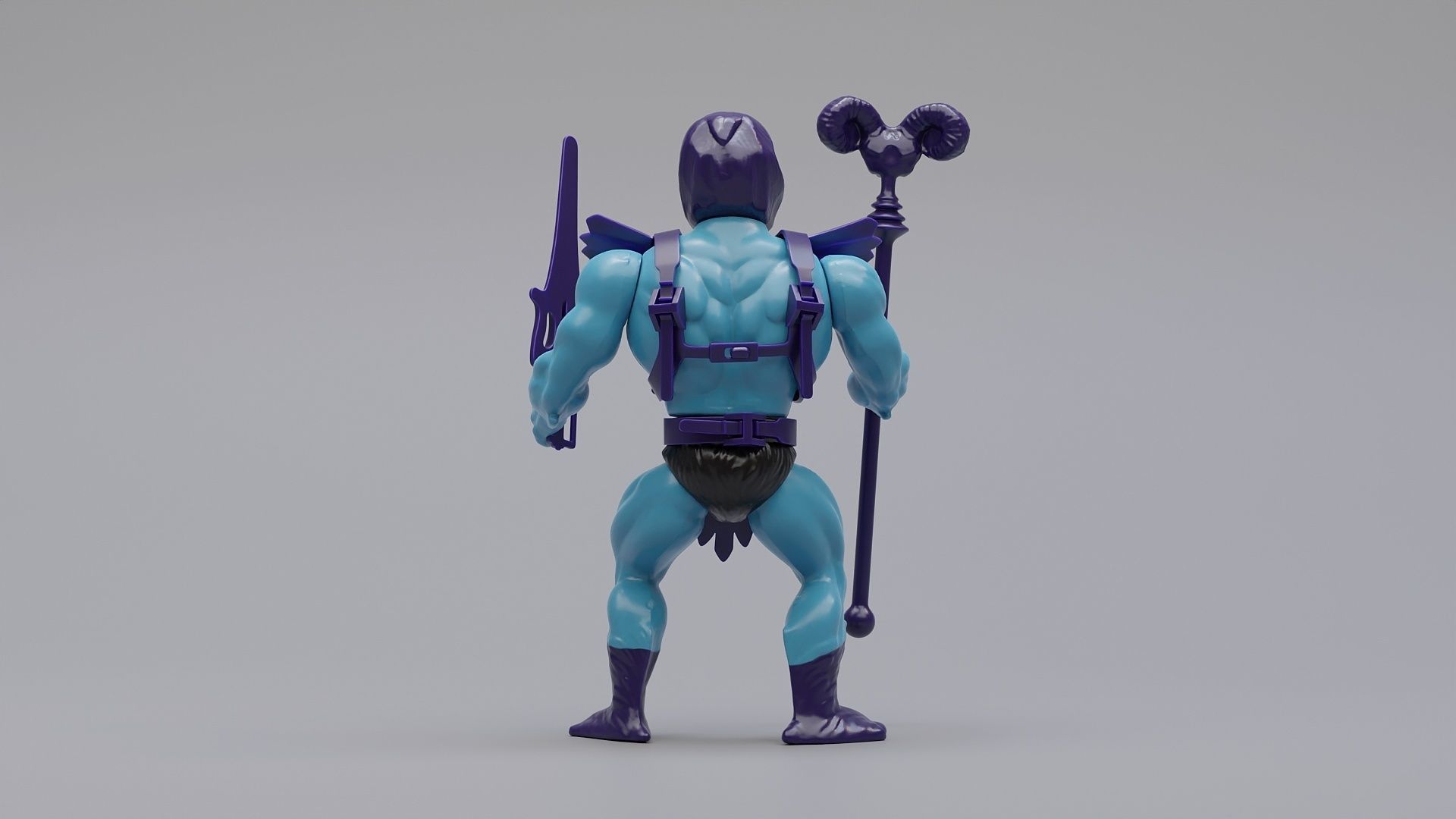 Skeletor Action Figure 3D model_6