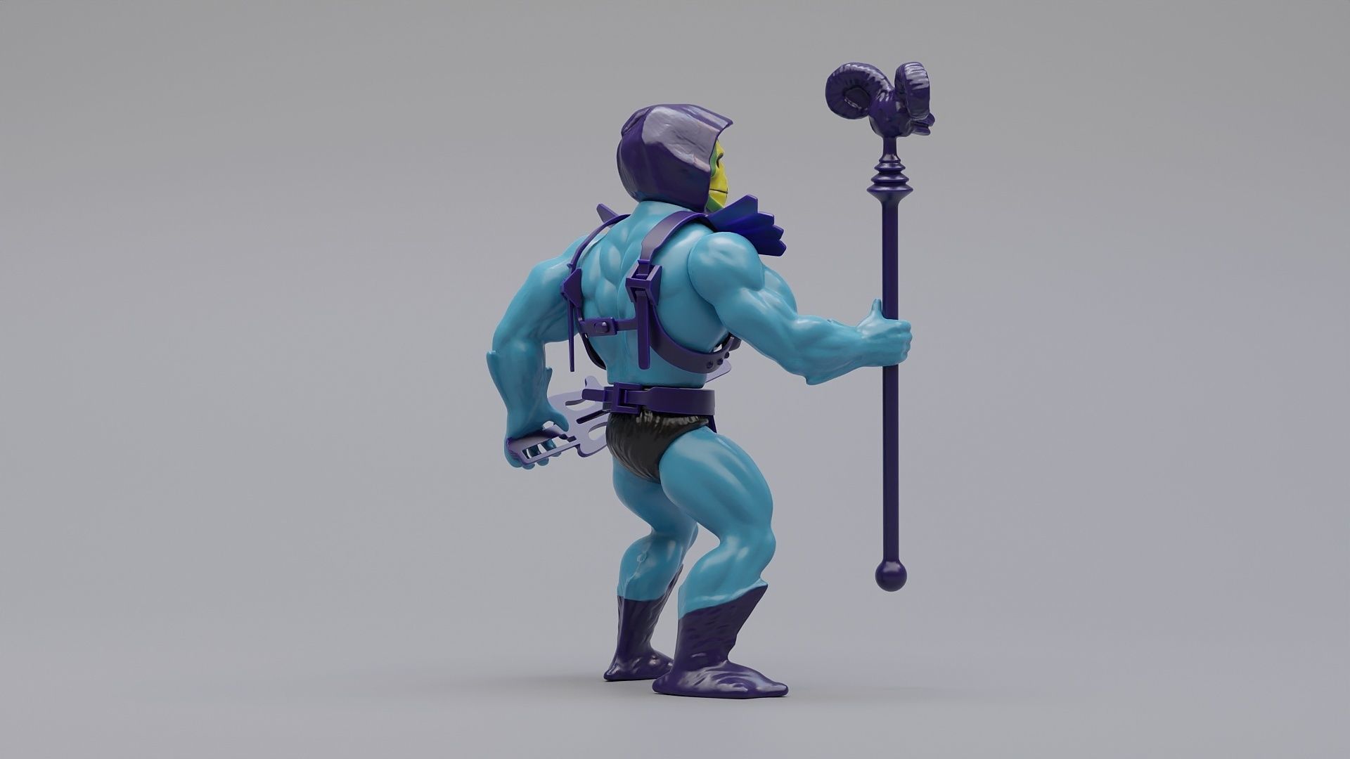 Skeletor Action Figure 3D model_8