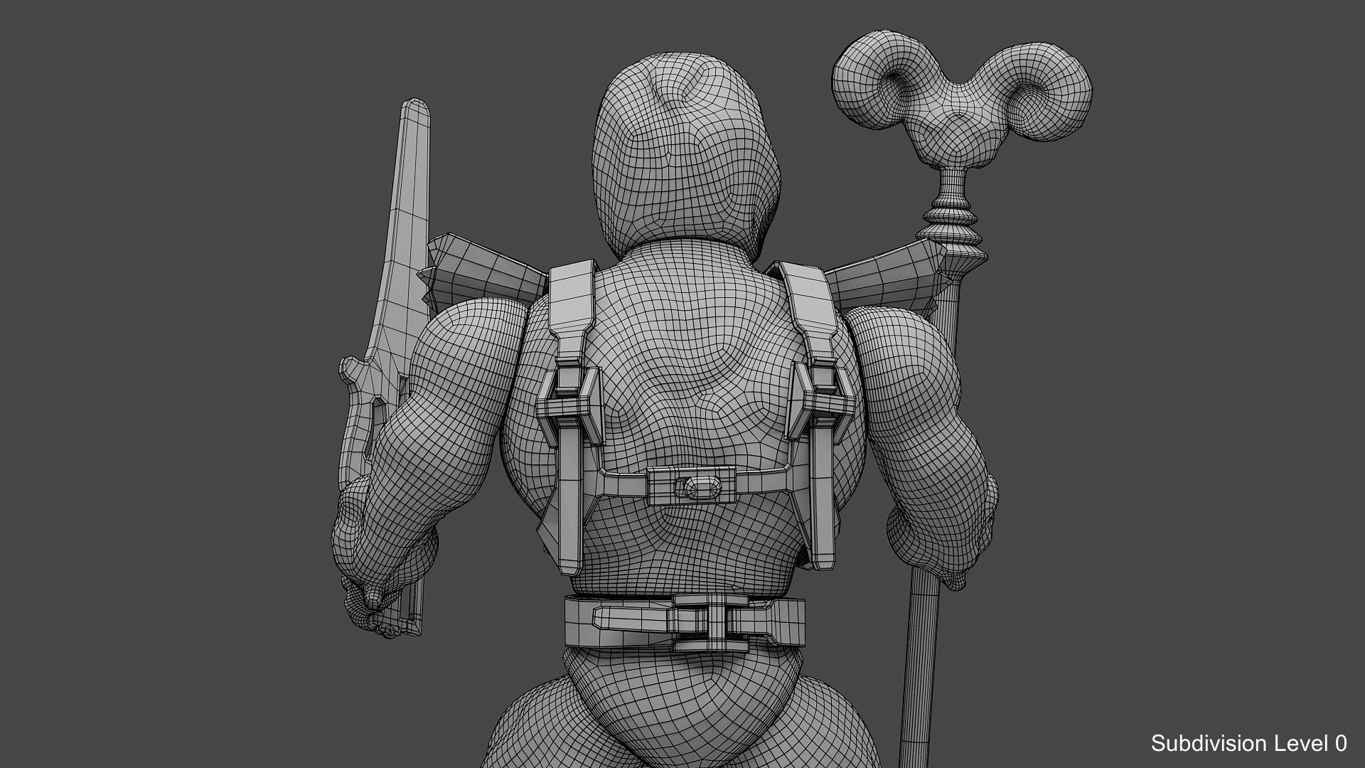 Skeletor Action Figure 3D model_18