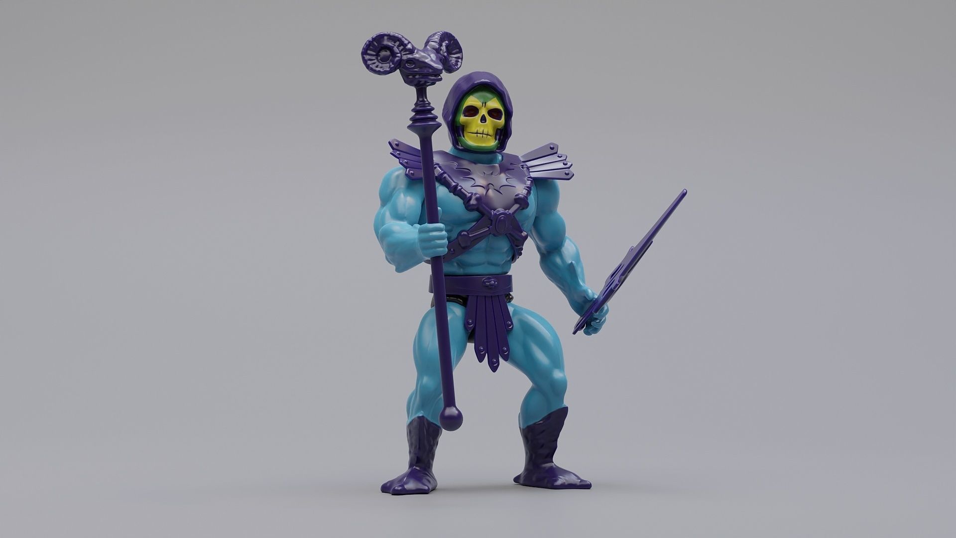 Skeletor Action Figure 3D model_11