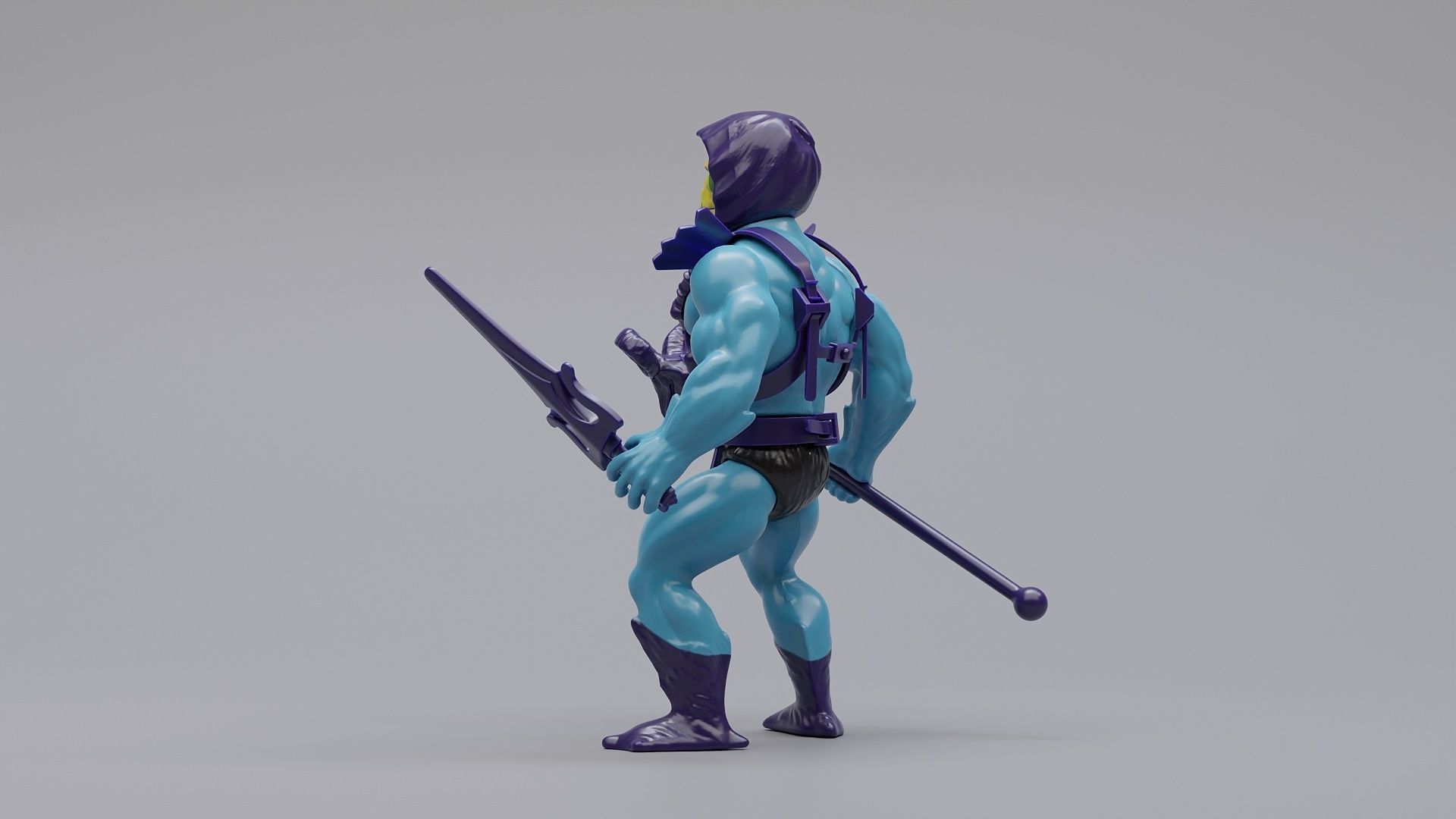 Skeletor Action Figure 3D model_4