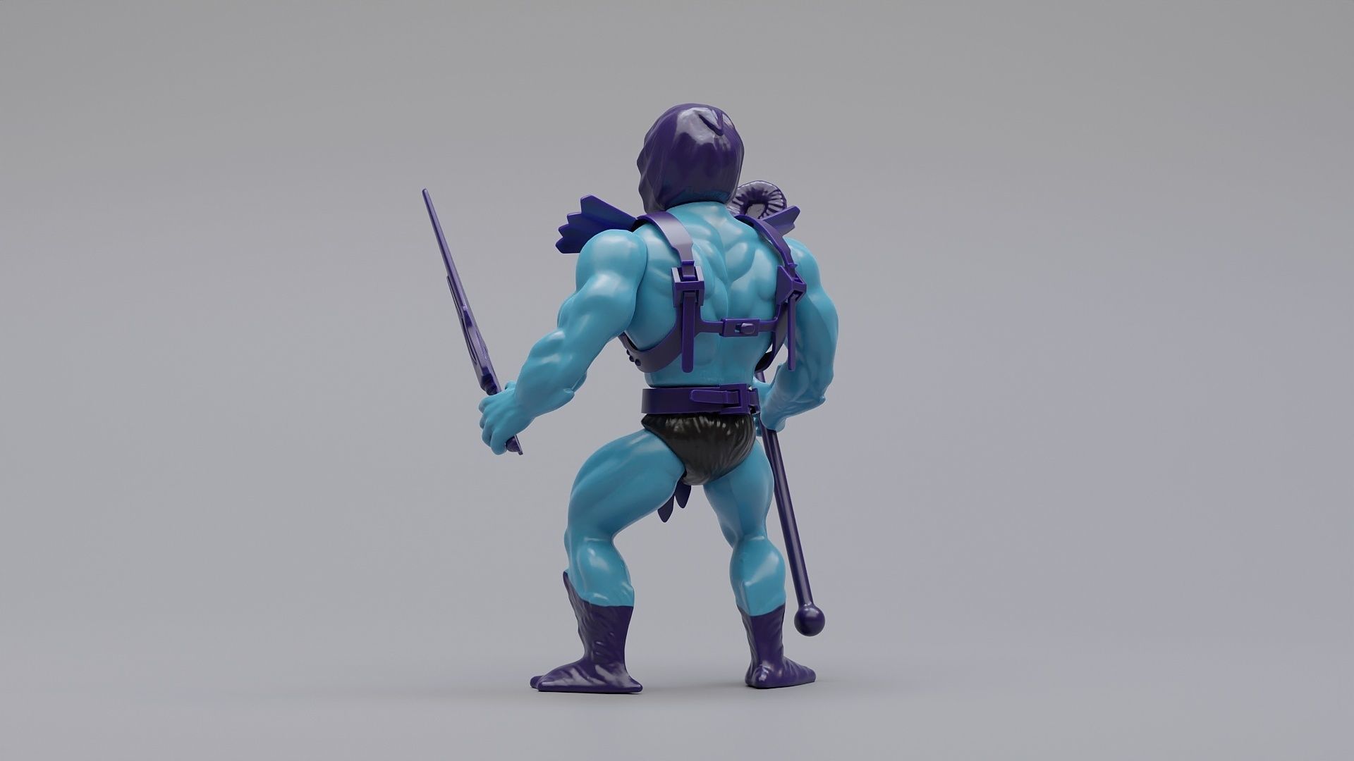 Skeletor Action Figure 3D model_5