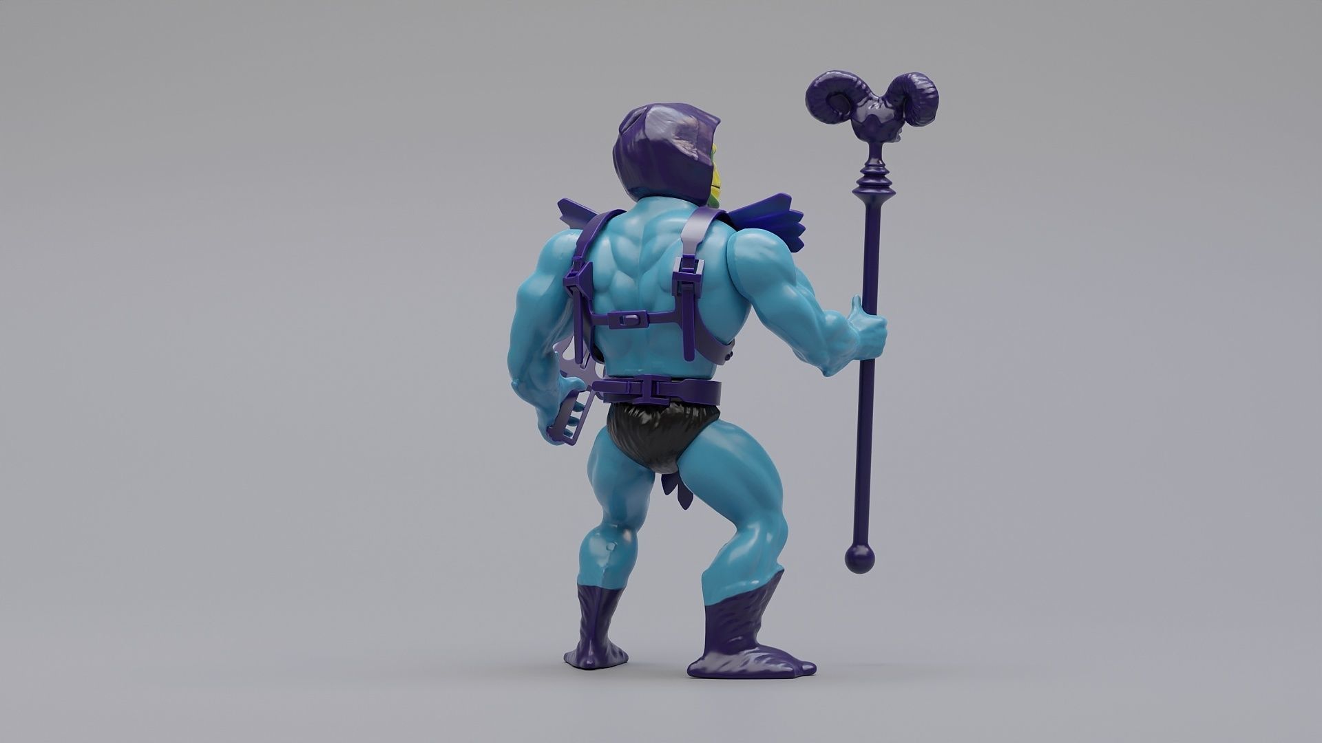 Skeletor Action Figure 3D model_7