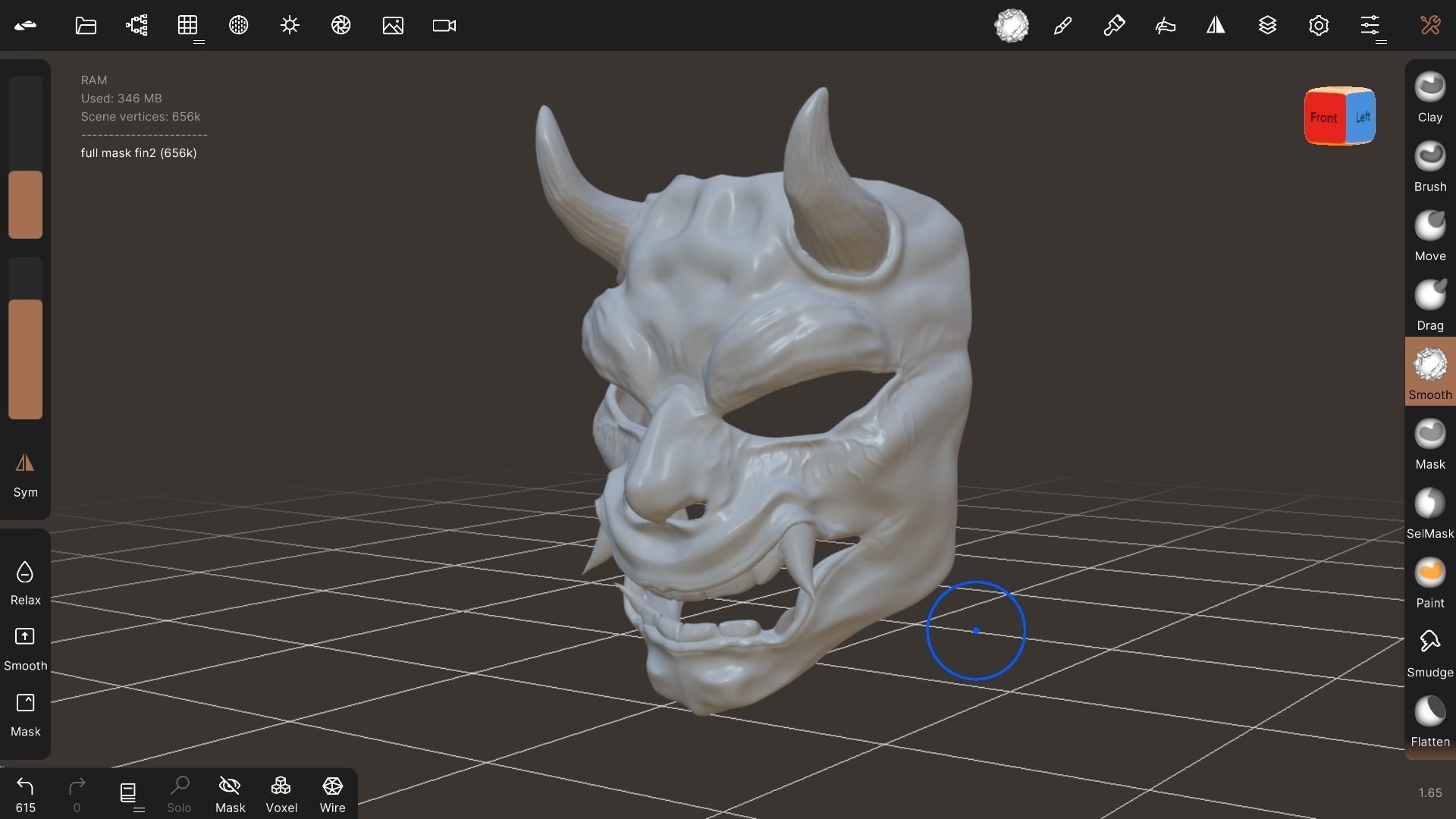 Oni demon 3D print model_2