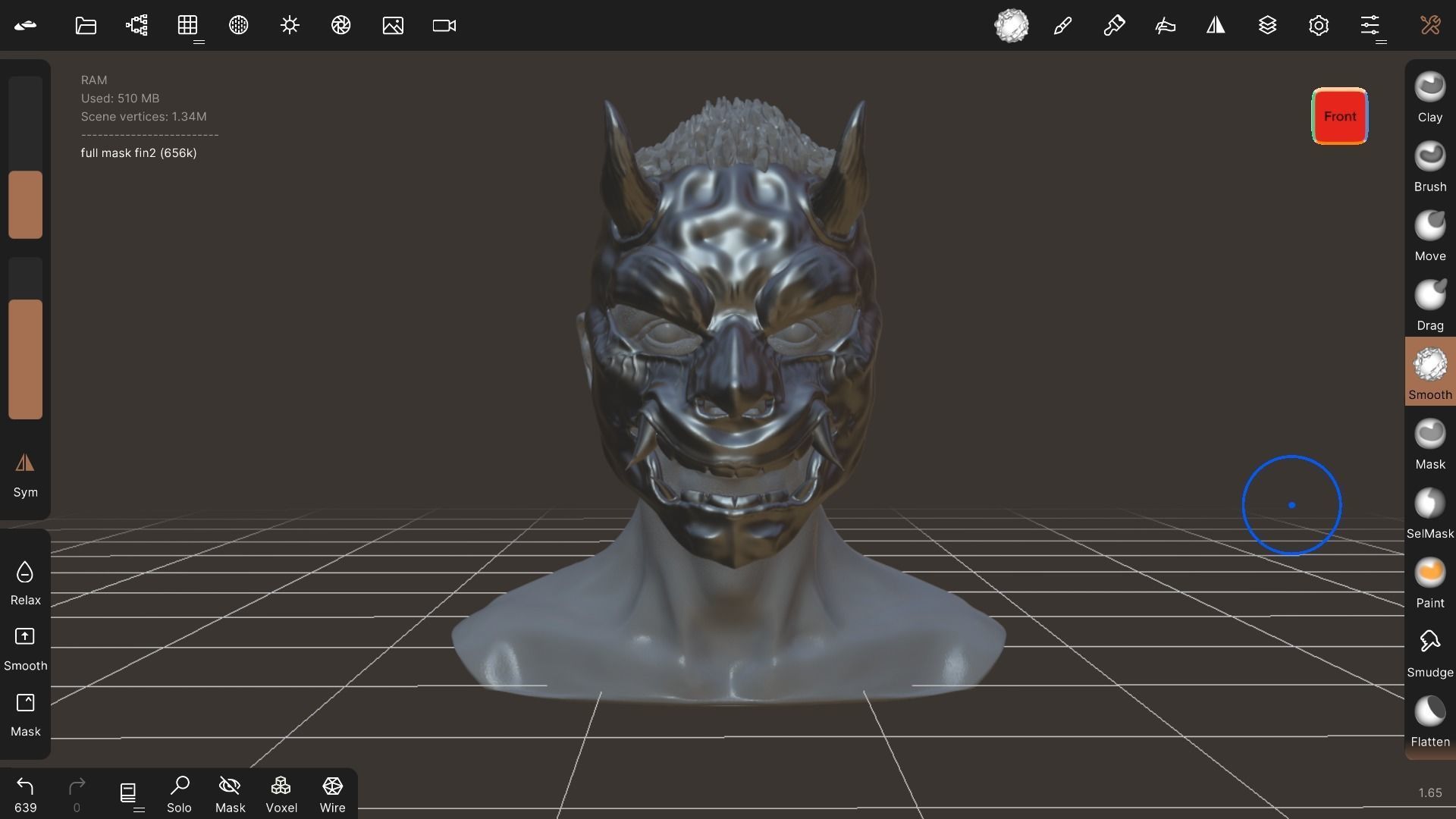Oni demon 3D print model_9