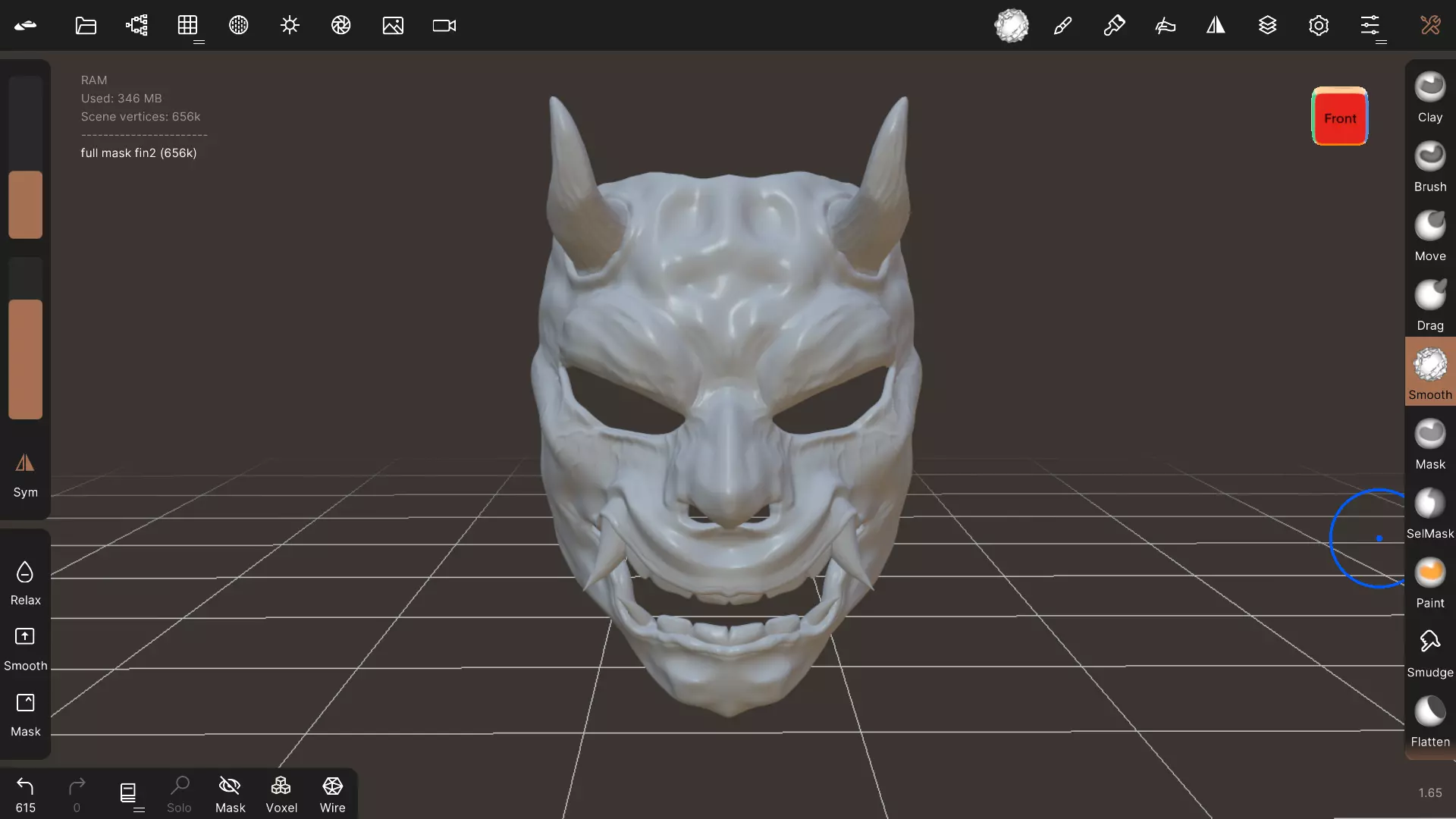 Oni demon 3D print model_0