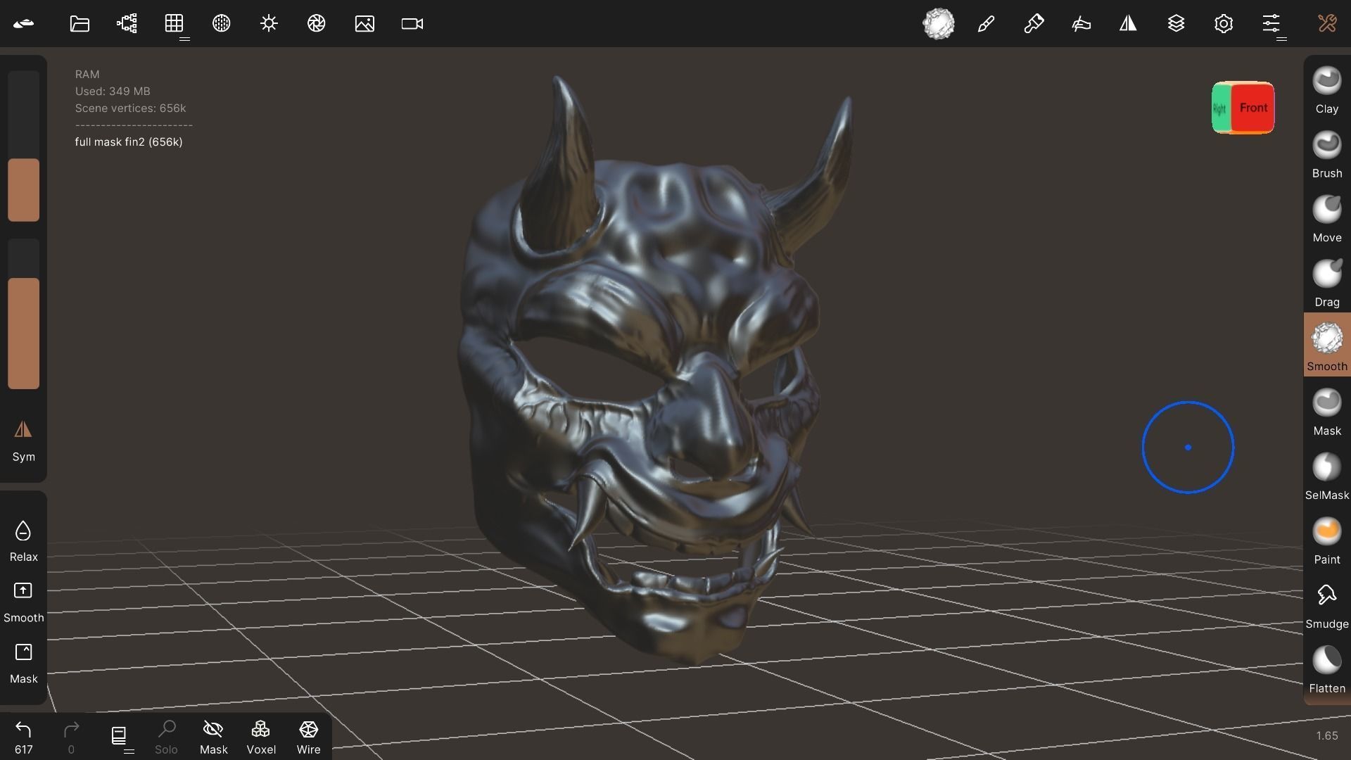 Oni demon 3D print model_4
