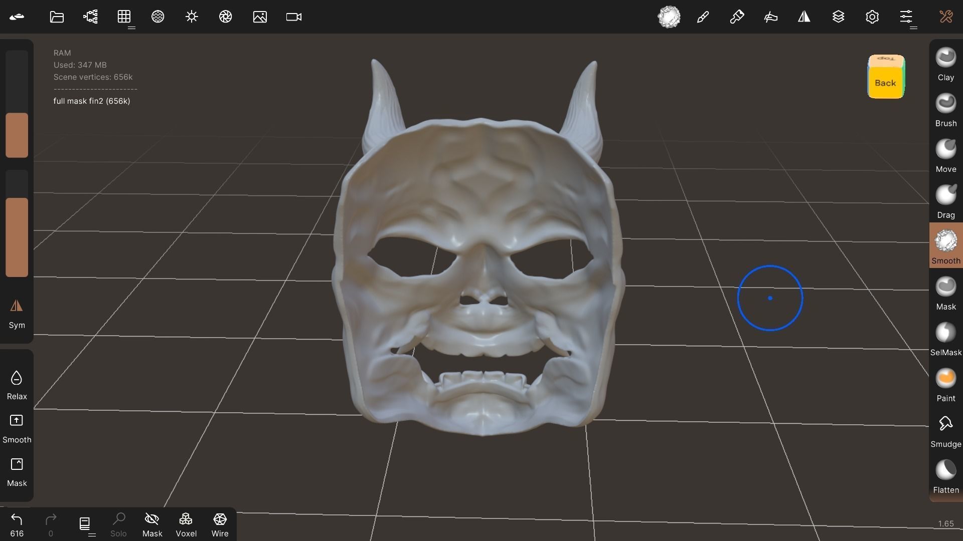 Oni demon 3D print model_3