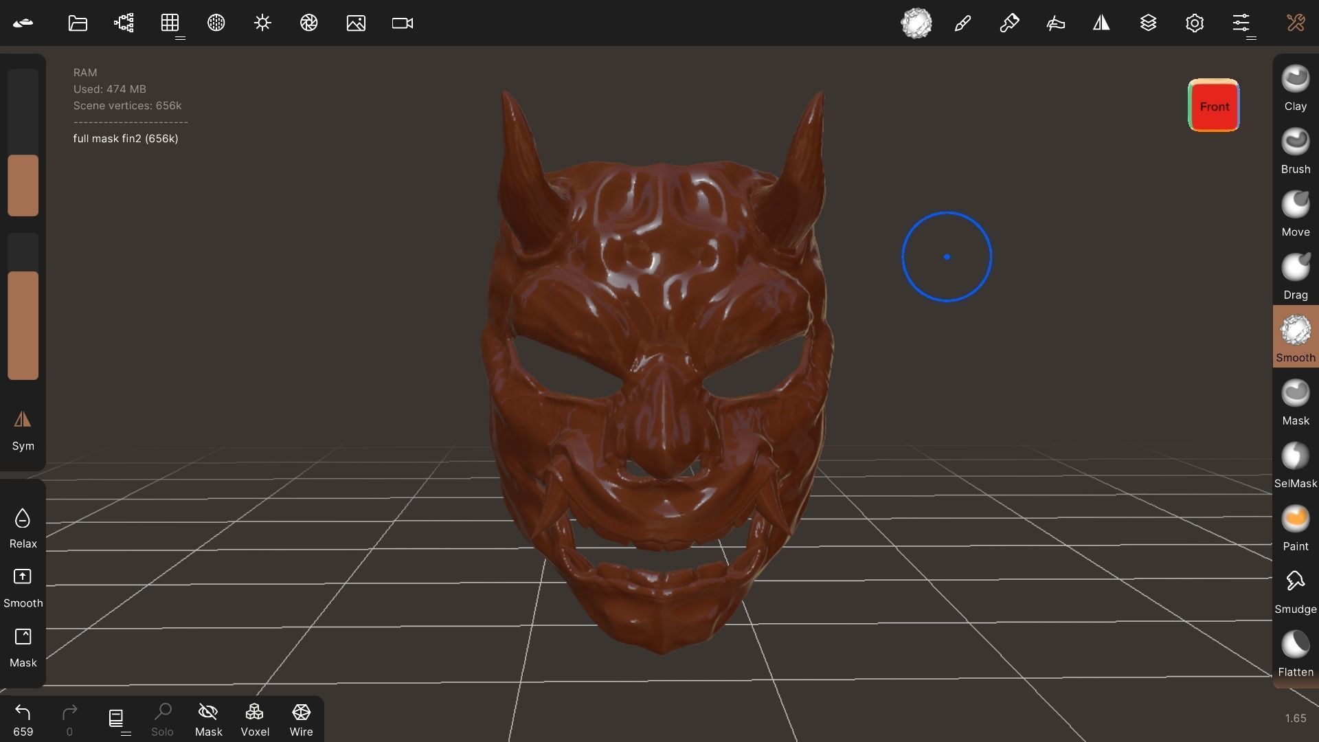Oni demon 3D print model_8