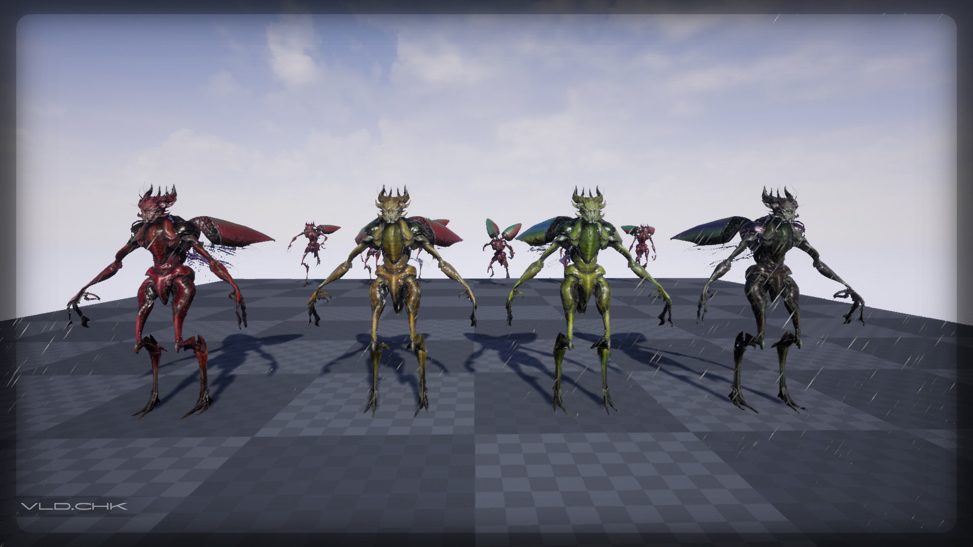 Lizard - Demon Beetle Low-poly 3D model_12