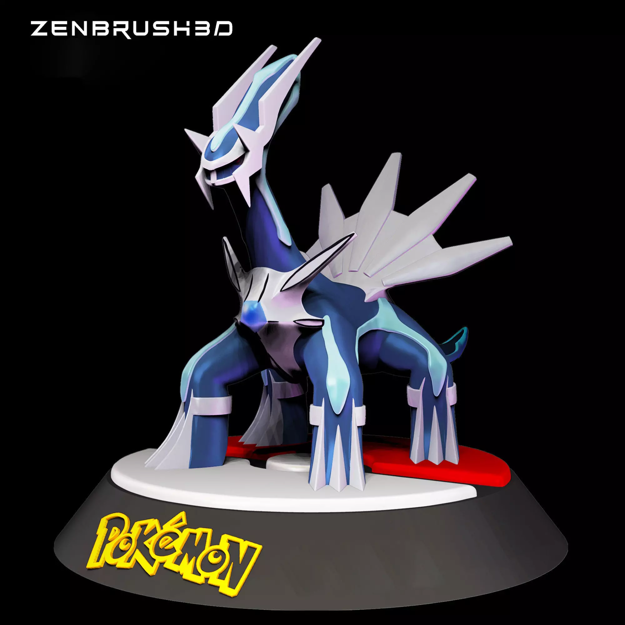 DIALGA  POKEMON 3D print model_0