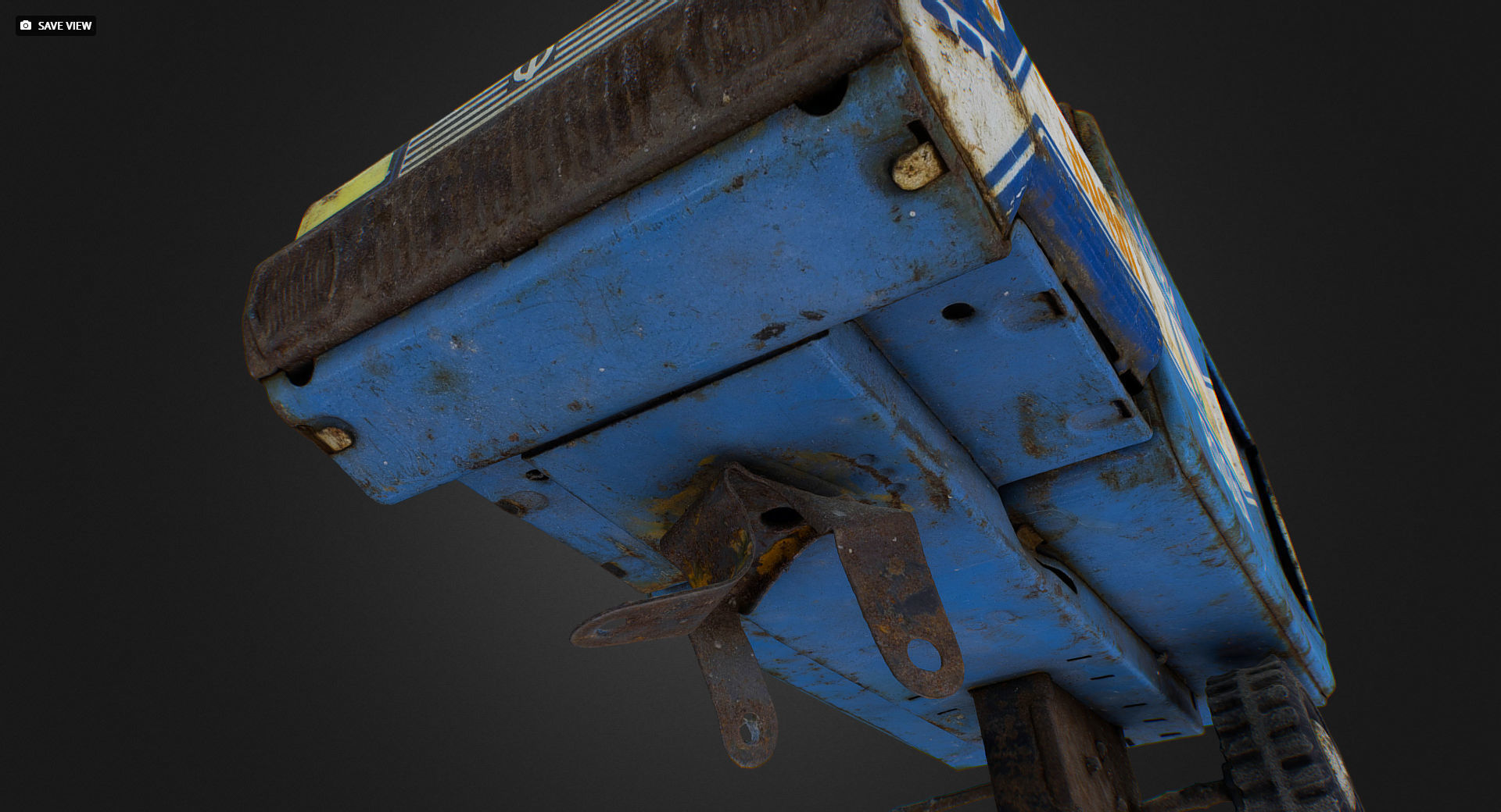 Old USSR Soviet Metal Toy Car URAL Juices Water 3D model_8