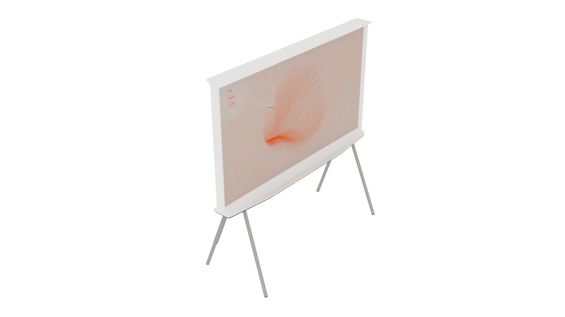 Samsung The Serif TV 3D model_6