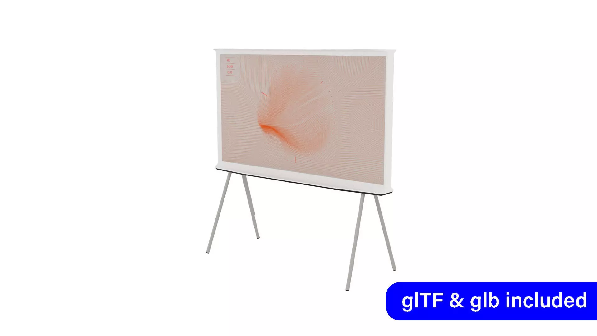 Samsung The Serif TV 3D model_0