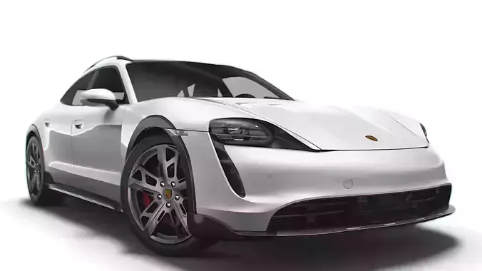 Porsche Taycan 4S Cross Turismo 2022 3D model