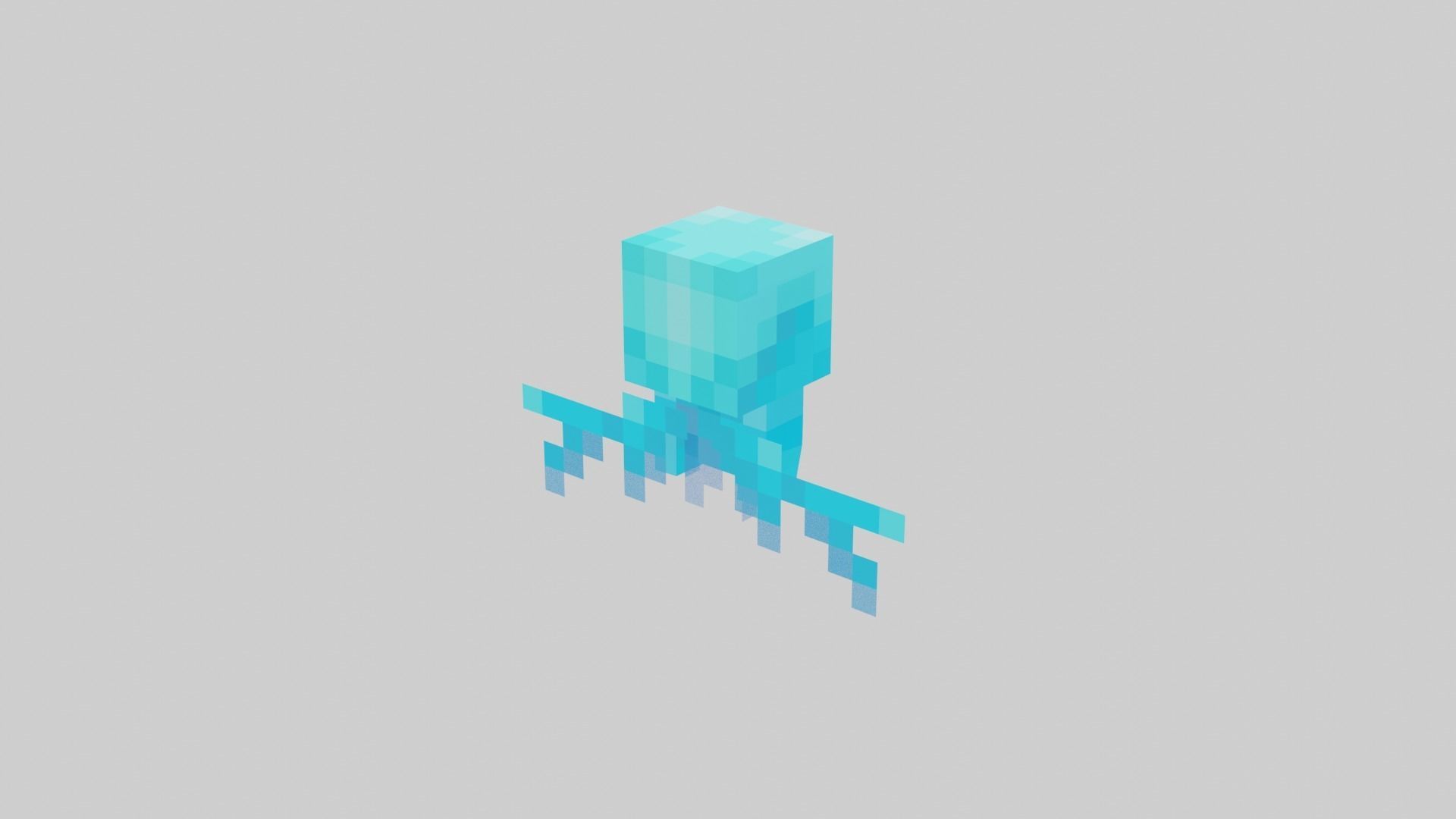 Minecraft Allay Rigged Low-poly 3D model_28