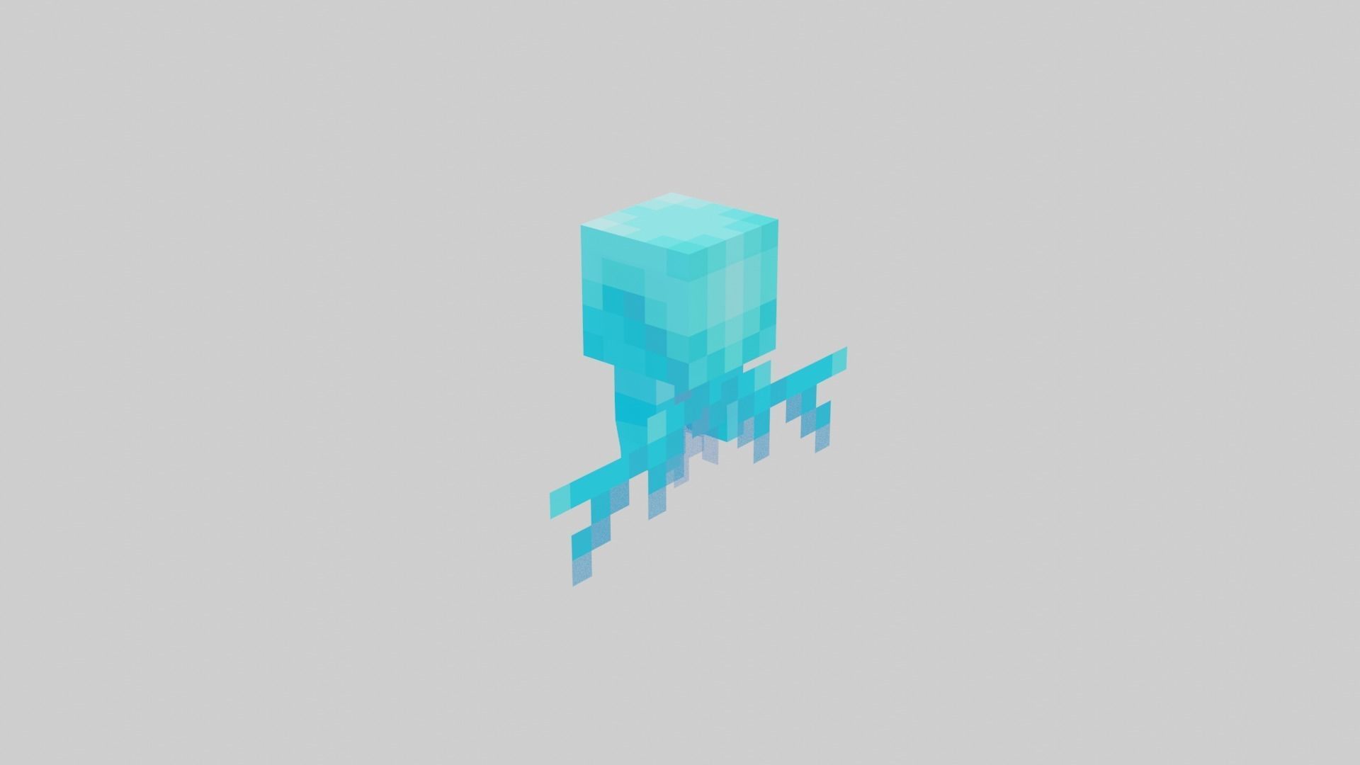 Minecraft Allay Rigged Low-poly 3D model_29