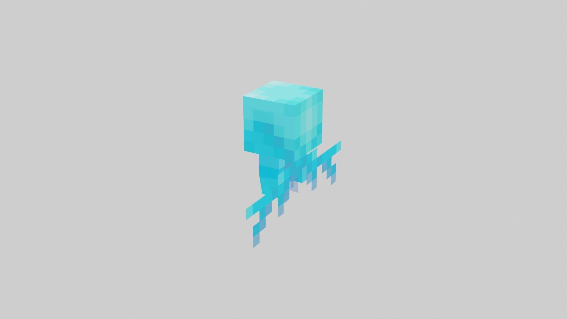 Minecraft Allay Rigged Low-poly 3D model_27