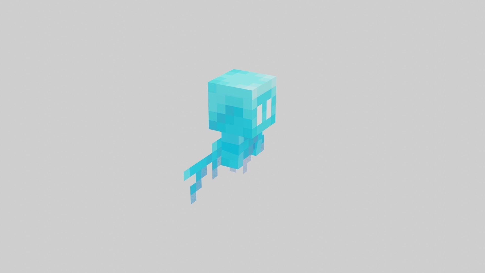 Minecraft Allay Rigged Low-poly 3D model_10